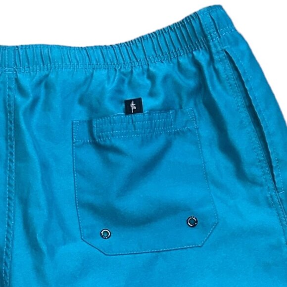 Guy Harvey By AFTCO‎ Blue 5" Bathing Suit Trunks Size Large - Picture 4 of 8